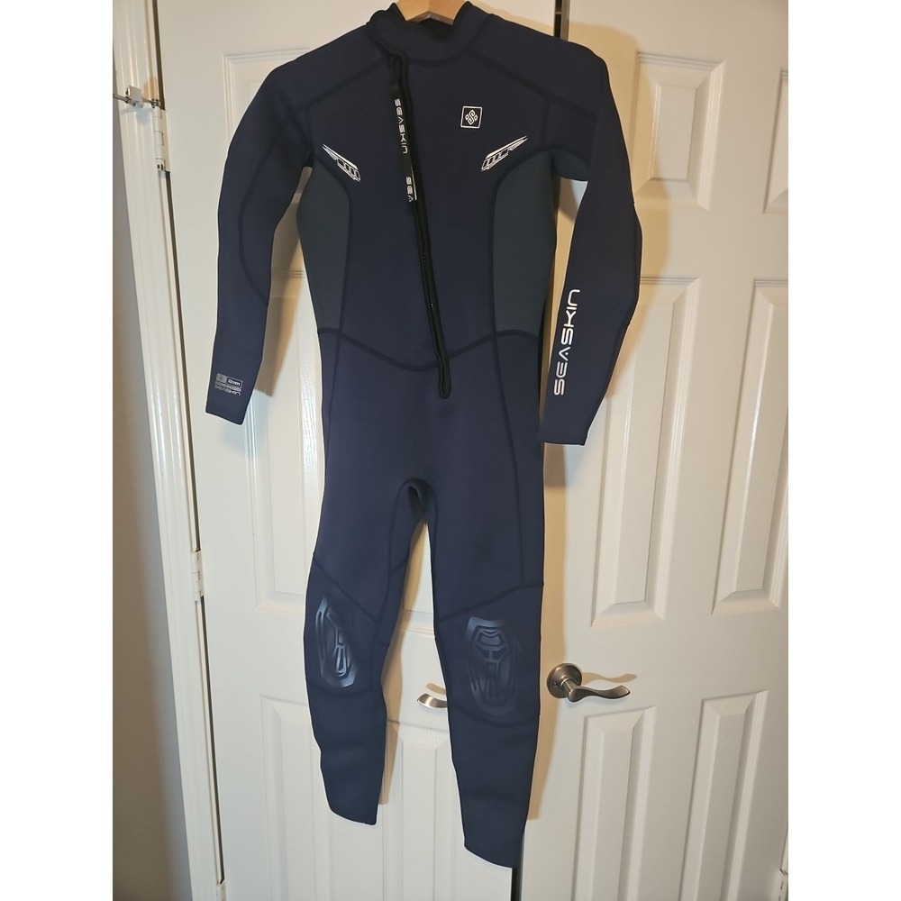 Seaskin Wetsuit,  Sea Skin Full Body Scuba Diving Suit, Sz S Women's, Blue